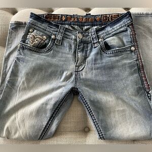 Rock Revival Kolby Straight Stretch Jeans 32x30